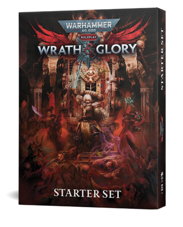Warhammer 40K Wrath & Glory RPG: Starter Set w/ Adventure Book