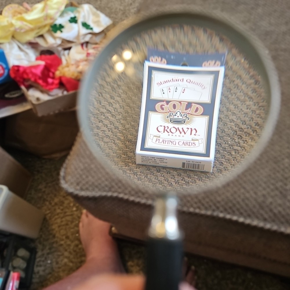 Vintage Magnifying Glass 7x3"