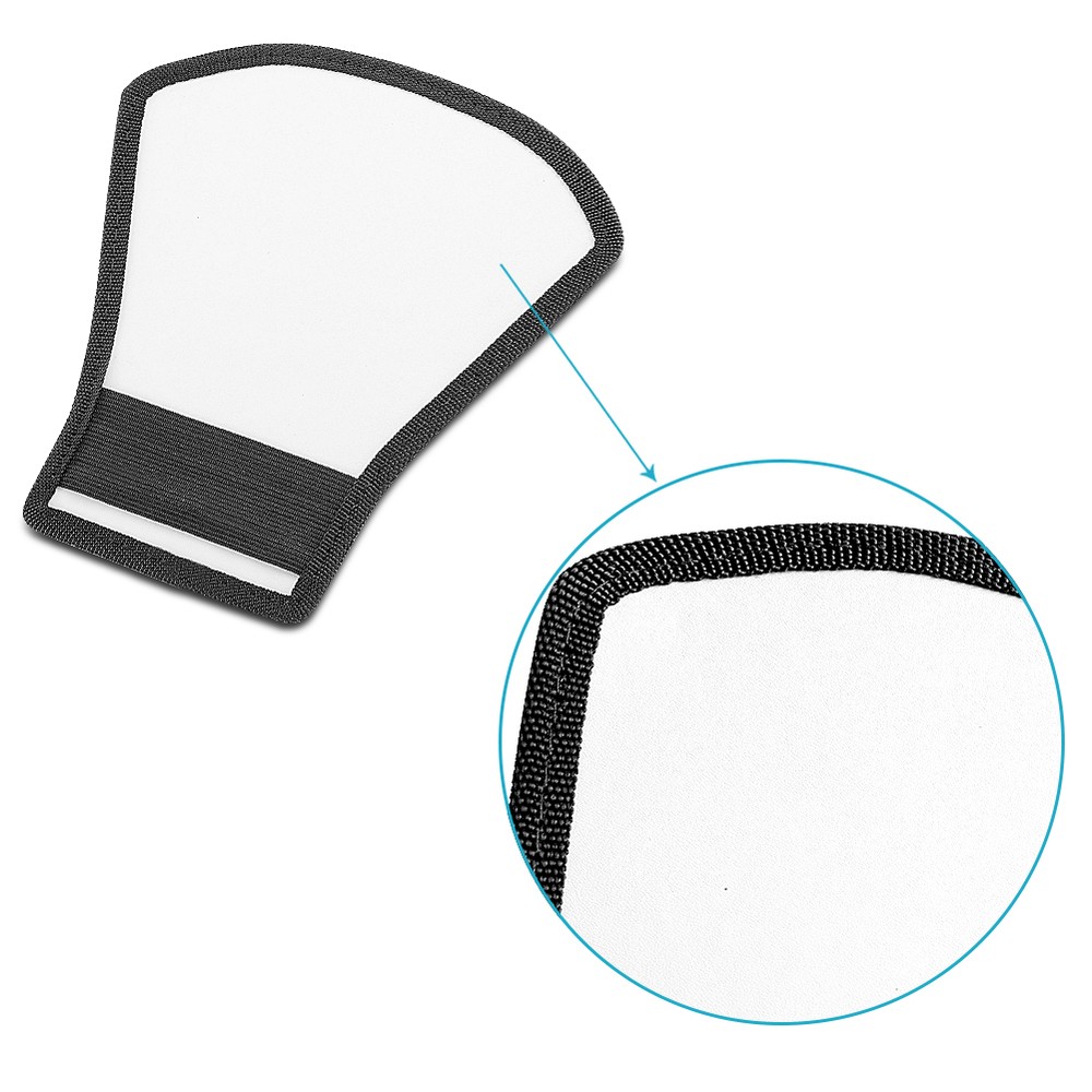 Neewer Two-Sides Flash Diffuser Silver/White Reflector for Speedlite Flash