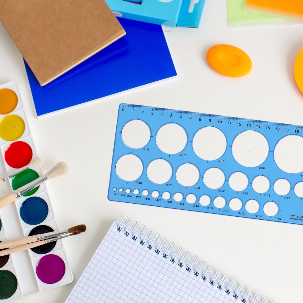 Circle Template Circle Stencil Circle Template for Drawing Round Drafting Dra...