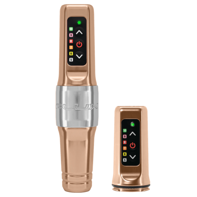 FLUX Mini Wireless Tattoo Pen With Extra Battery Pack