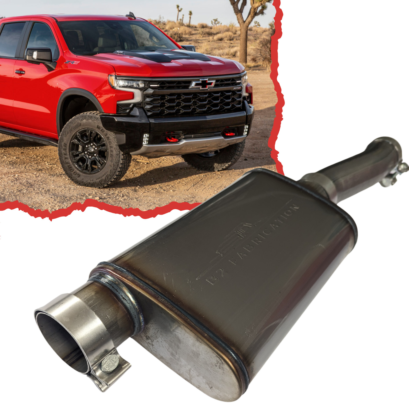 2014-2025 Silverado 5.3L Performance Retrofit Muffler