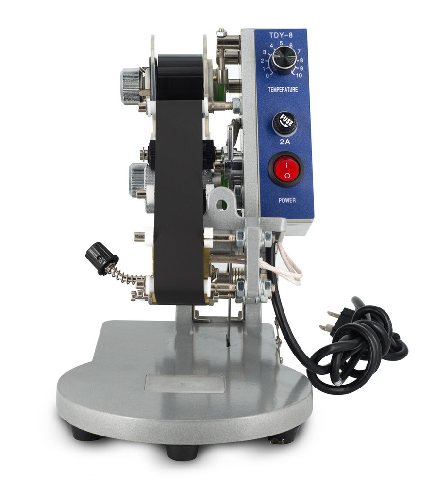 DY-8 Hot Stamp Printer Manual Ribbon Coding Hot Foil Stamping Date Code Machine