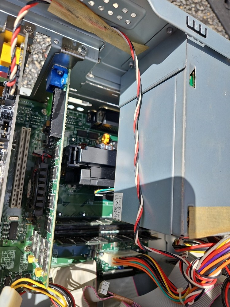 Vintage 1990s PC CPU Computer Translucent Case 89 S7