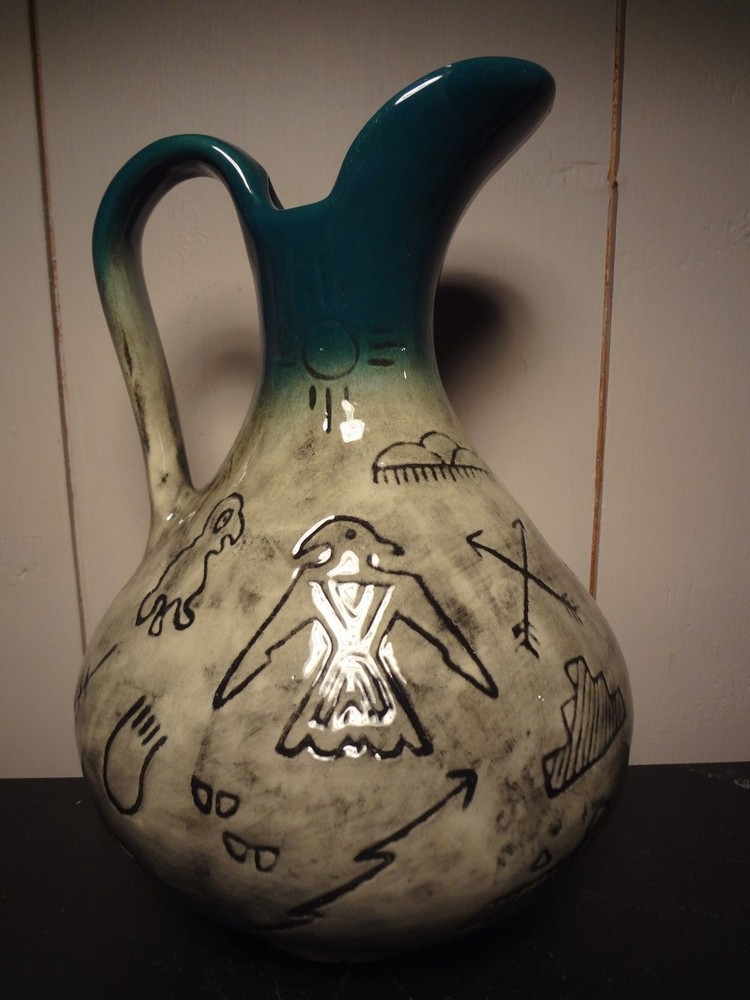 Native Design Pitcher Vase