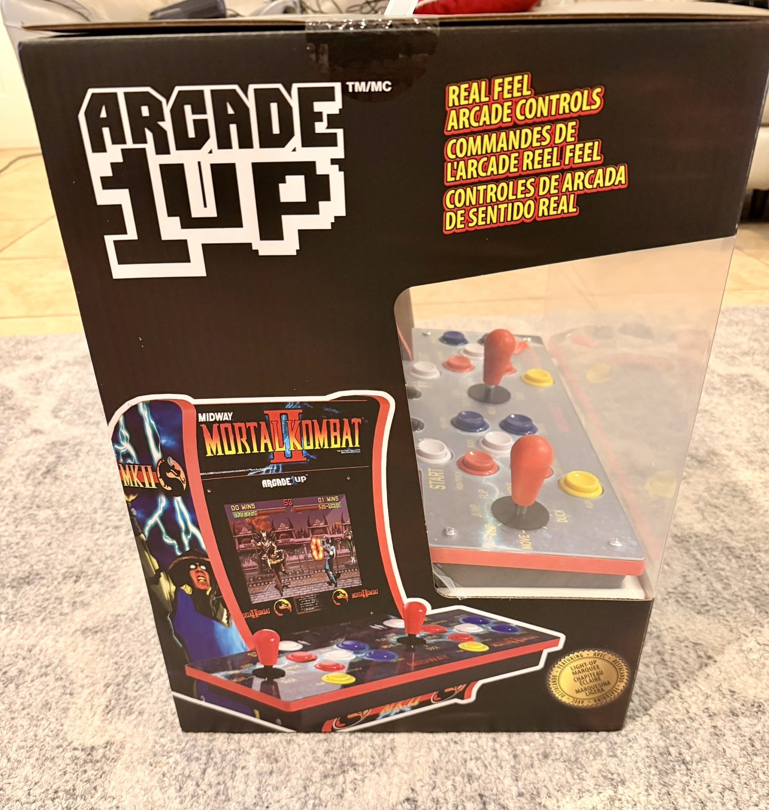 ARCADE 1UP MORTAL KOMBAT II COUNTERCADE 4-IN-1 2-PLAYER BRAND NEW NEVER OPENED