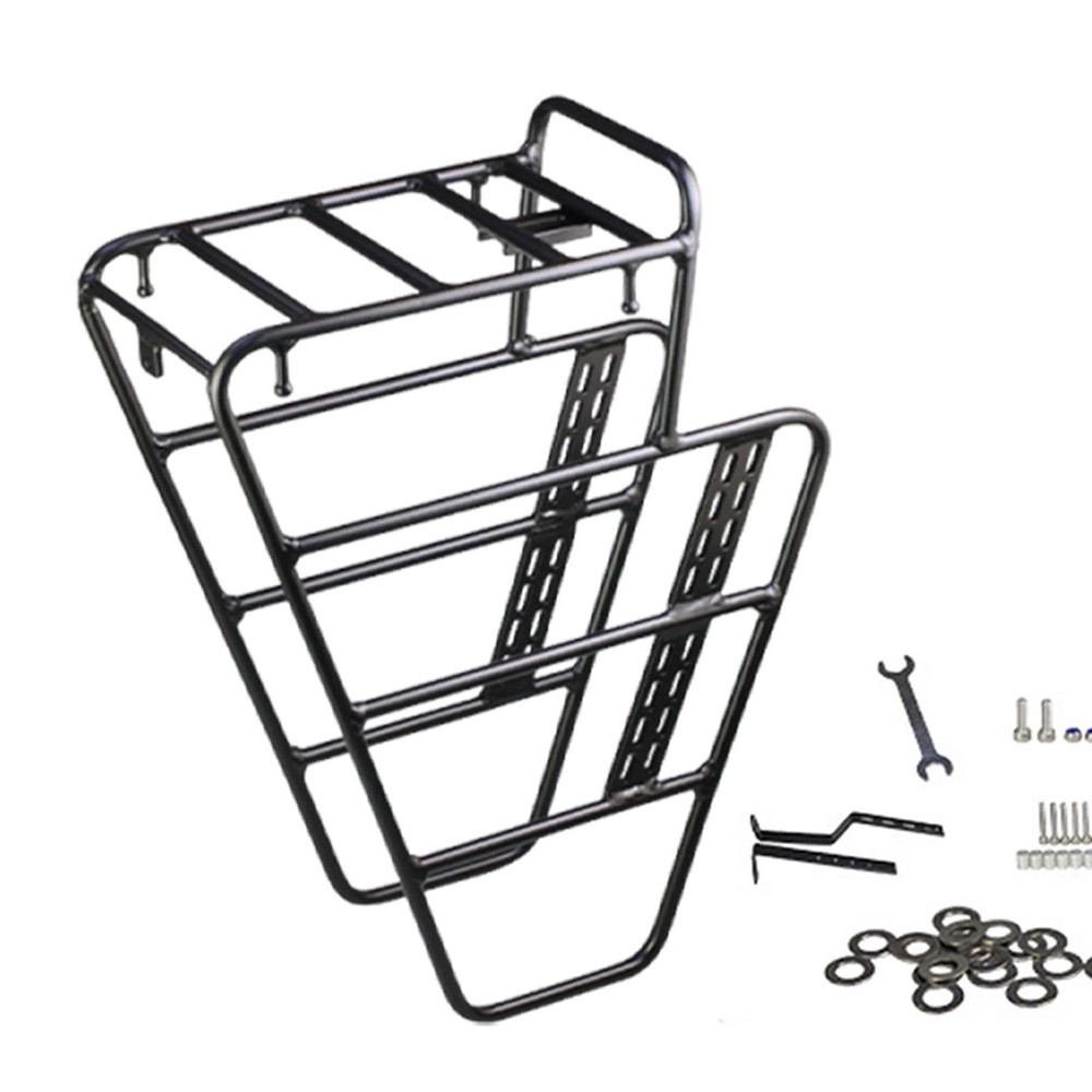 Bike Front Rack Backpack Carrier Rack Practical Bike Attachment Bicycle Front