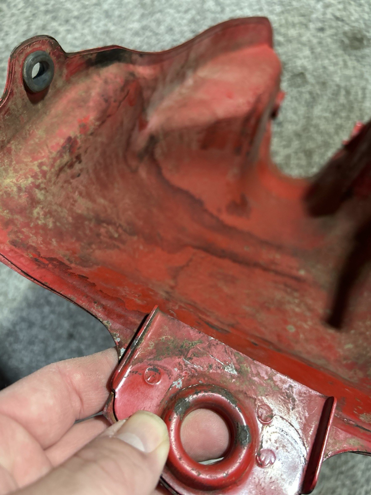 Honda Atc Big Red Oem Gas Fuel Tank 250es 1985 1986 86 85 87 250 Es Clean Inside