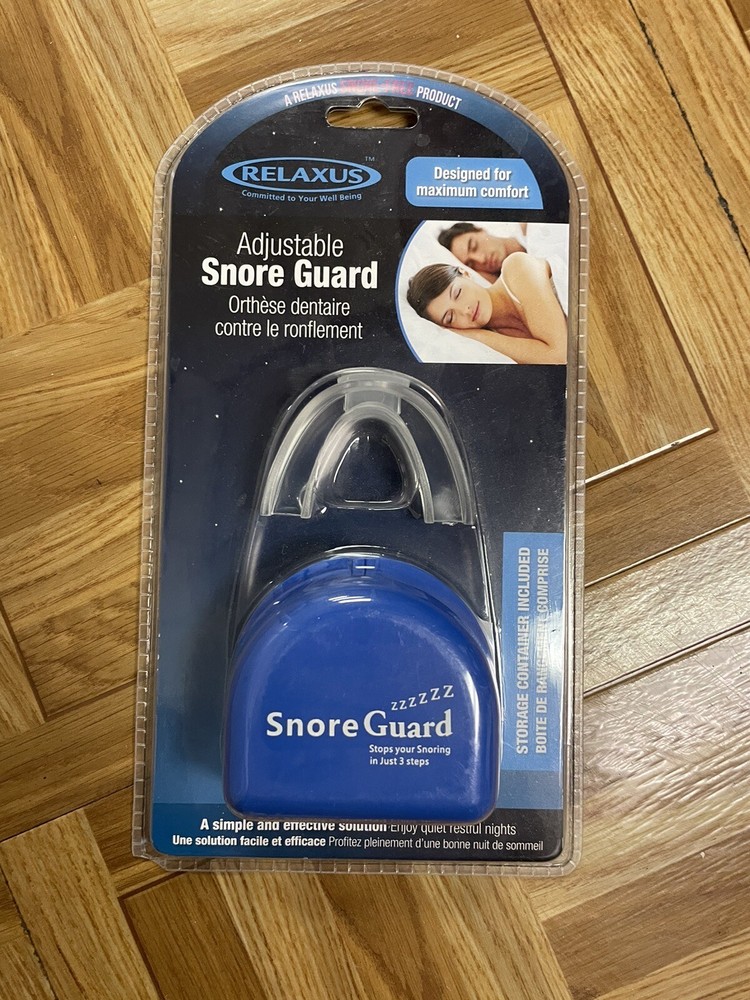 NEW Relaxus - (Adjustable) Snore Guard  w/ Case
