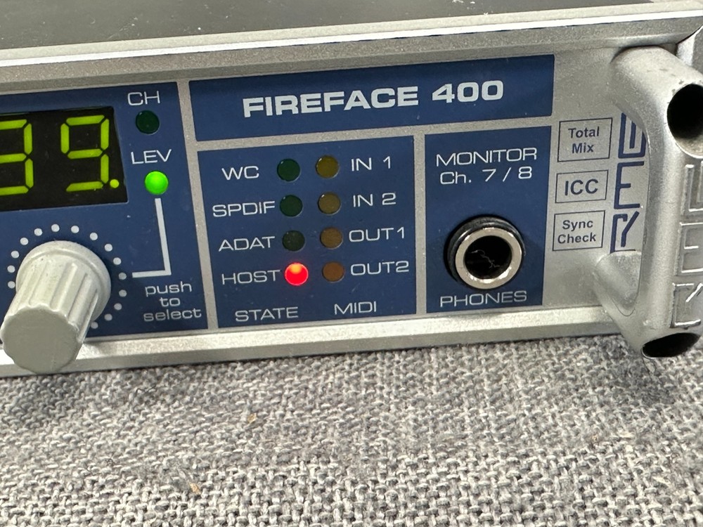 Fireface 400 FireWire Audio Interface, Phantom Power, MIDI, 2 Mic Inputs Germany
