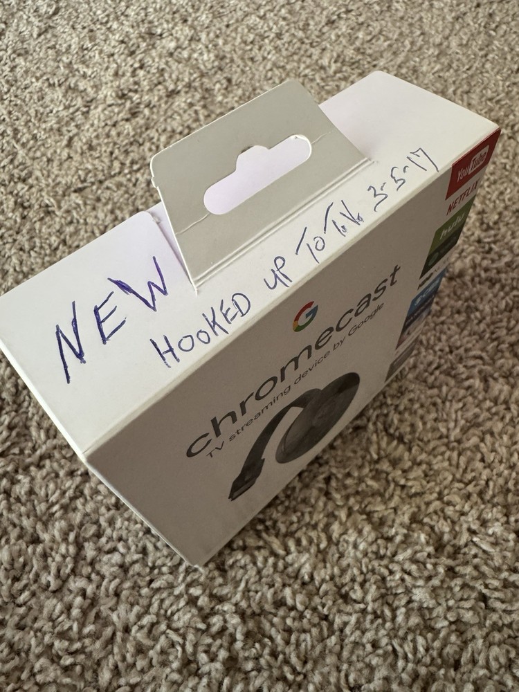 Google Chromecast (3rd Generation) US Power Adapter with Box Model NC2-6A5 & Box