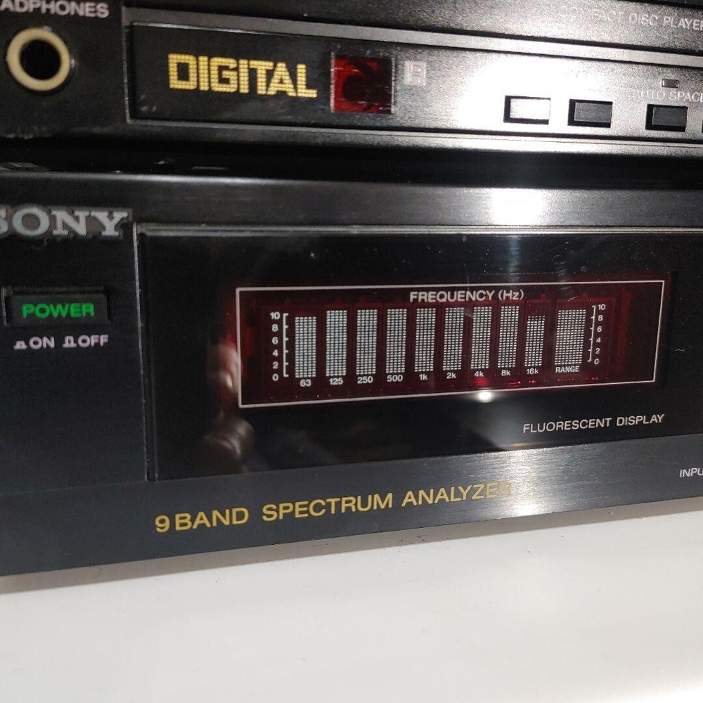 SONY SEQ-910 Graphic Equalizer 9Band Spectrum Analyzer - Checked and Working