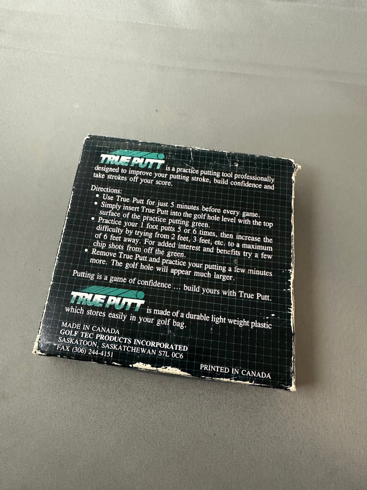 True Putt A Golf Hole Reducer