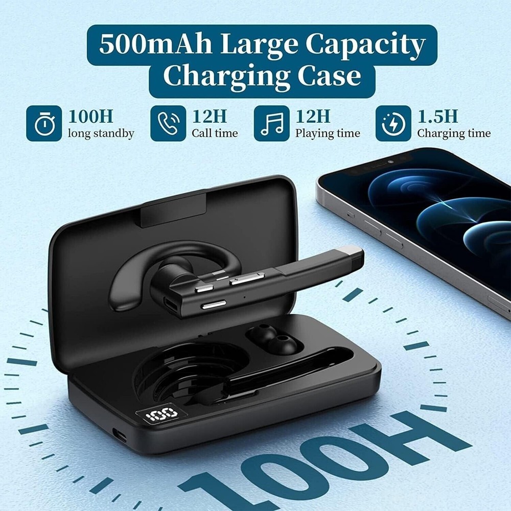 Connectivity Technology Wireless Mic Bluetooth Noise Cancelling Headset Earpiece