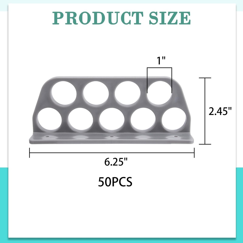 50 Pack Cable Chase-Wire Bracket, Cable Support Wire Bracket Holder for NMB E...