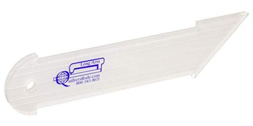 Quilter's Rule Mini Straight Line 1/4" ruler