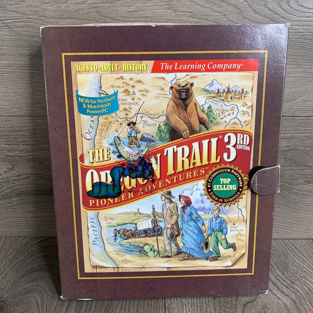The Oregon Trail 3rd Edition Box w/ Watch (1997)