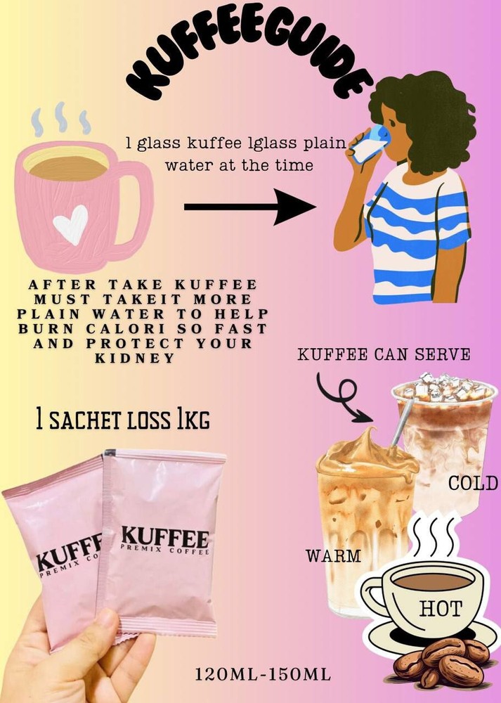 KUFFEE COFFEE X 3 PACKS