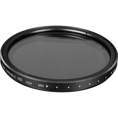 Tiffen Variable ND Filter 82mm, 2 to 8-Stop, Variable 0.6 to 2.4 Optical Density