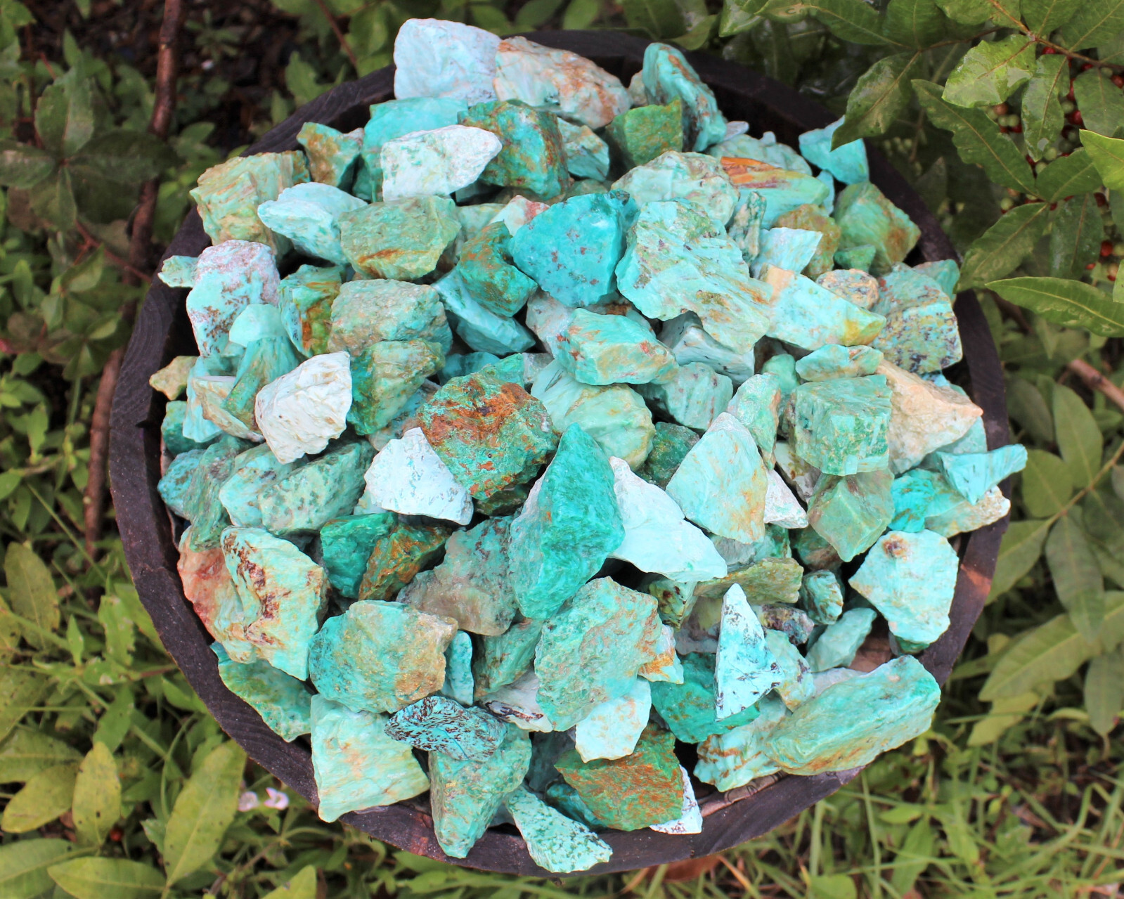 LARGE Turquoise Rough Natural Stones (2-4"): Choose Oz or lb Wholesale Bulk Lots