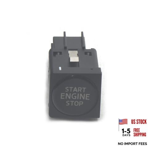 VWIS033B Engine Start Stop Button Switch 5C7959839C Compatible with VW Black