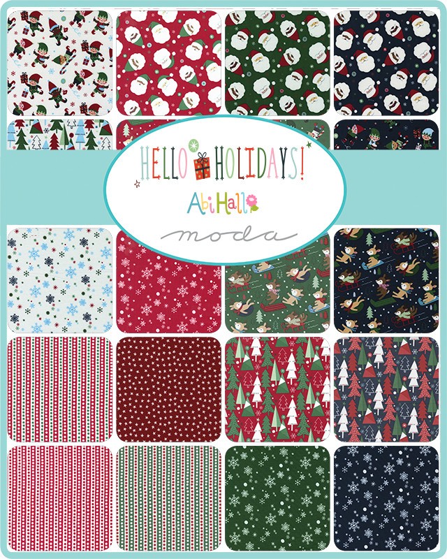 Hello Holidays Moda Abi Hall Moda Charm Pack