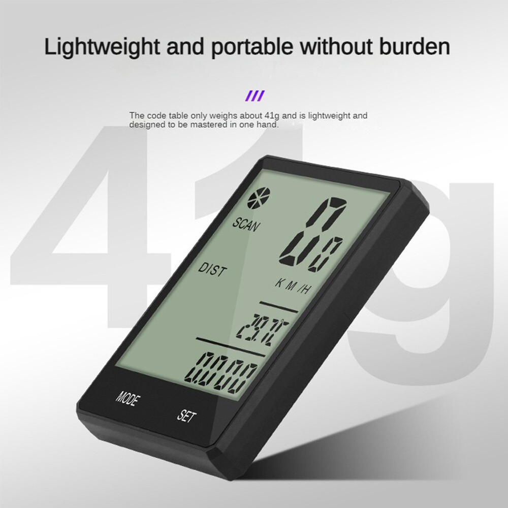 Riding Odometer Multifunctional Wireless Bicycle Computer Waterproof Code Meter