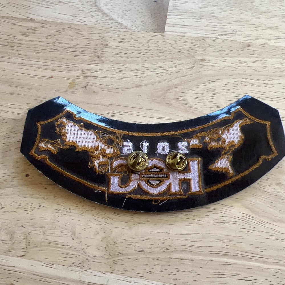 2015 Harley Davidson HOG embroidered patch. With Pin