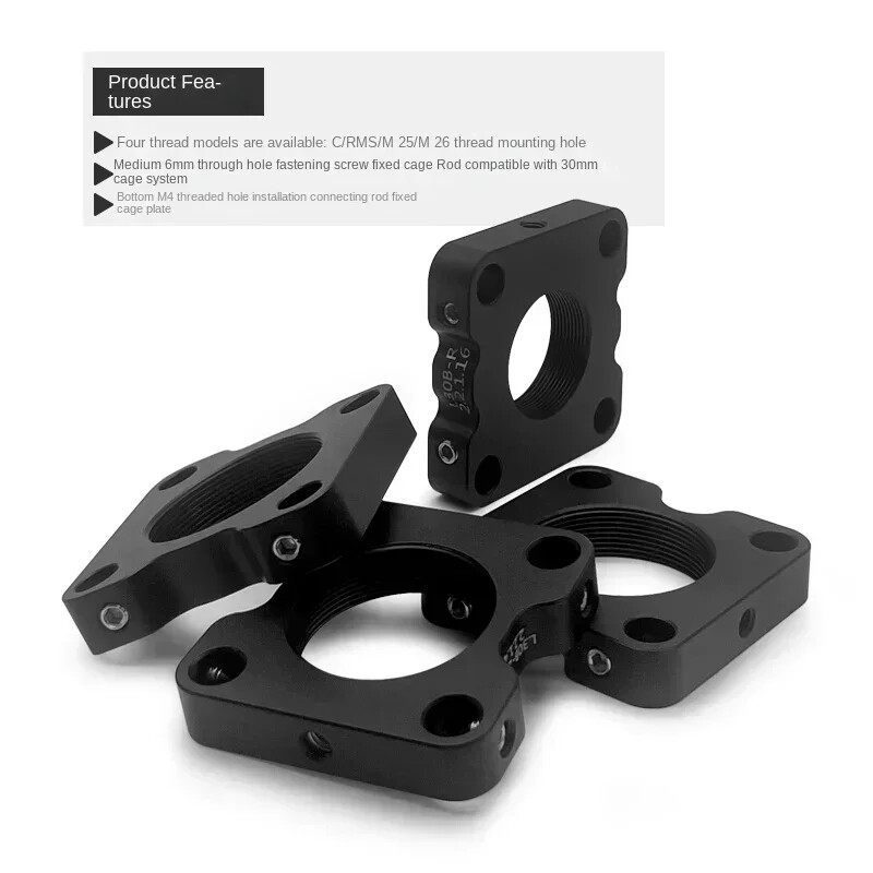 RMS / M25 / M26 / C-Mount Internal Thread Hole Compatible with 30mm Cage System