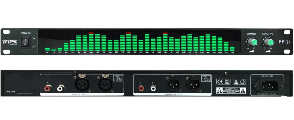 Digital Audio Spectrum Analyzer Display VU Meter 31-Segment BDS PP-31