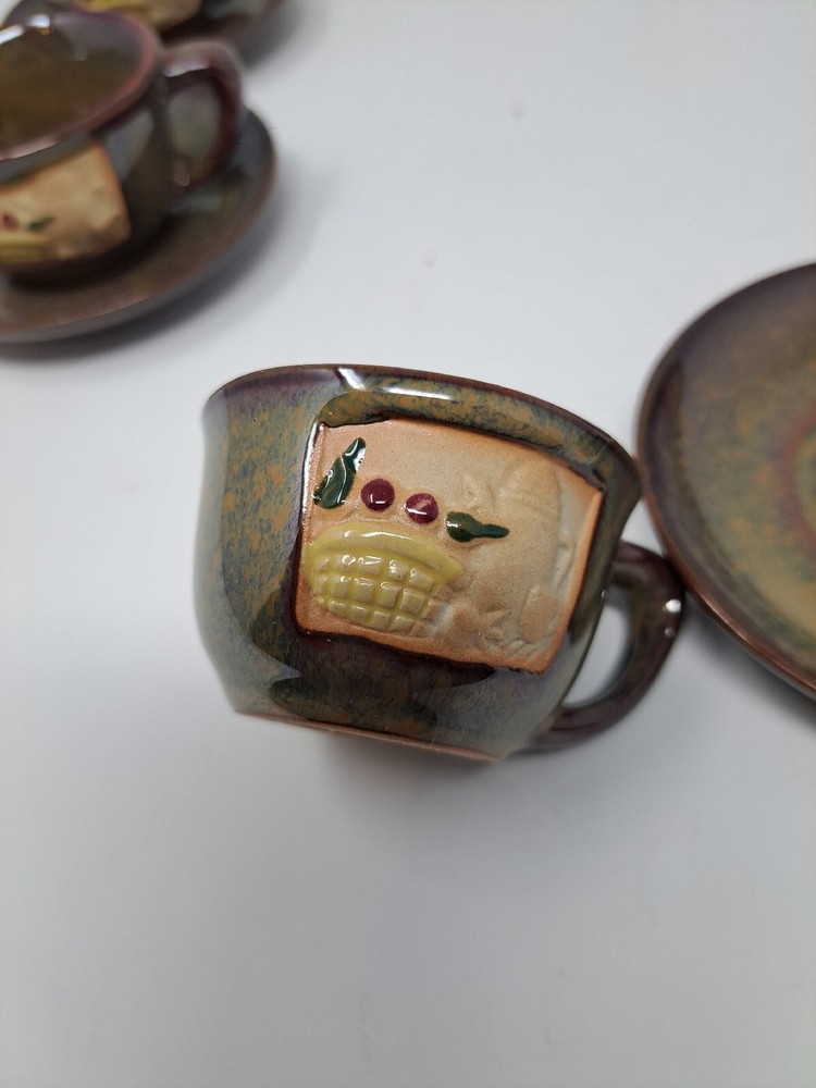 12 Piece Miniature Coffee - Tea Set with Caddy