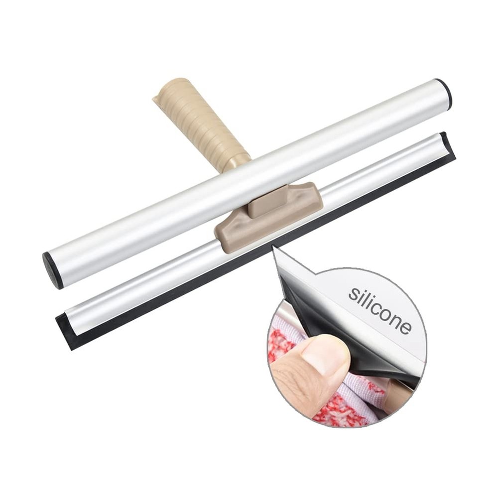 Multi-Purpose 12 inch Window Squeegee with 6.7inch-49.4inch Adjustable Alumin...