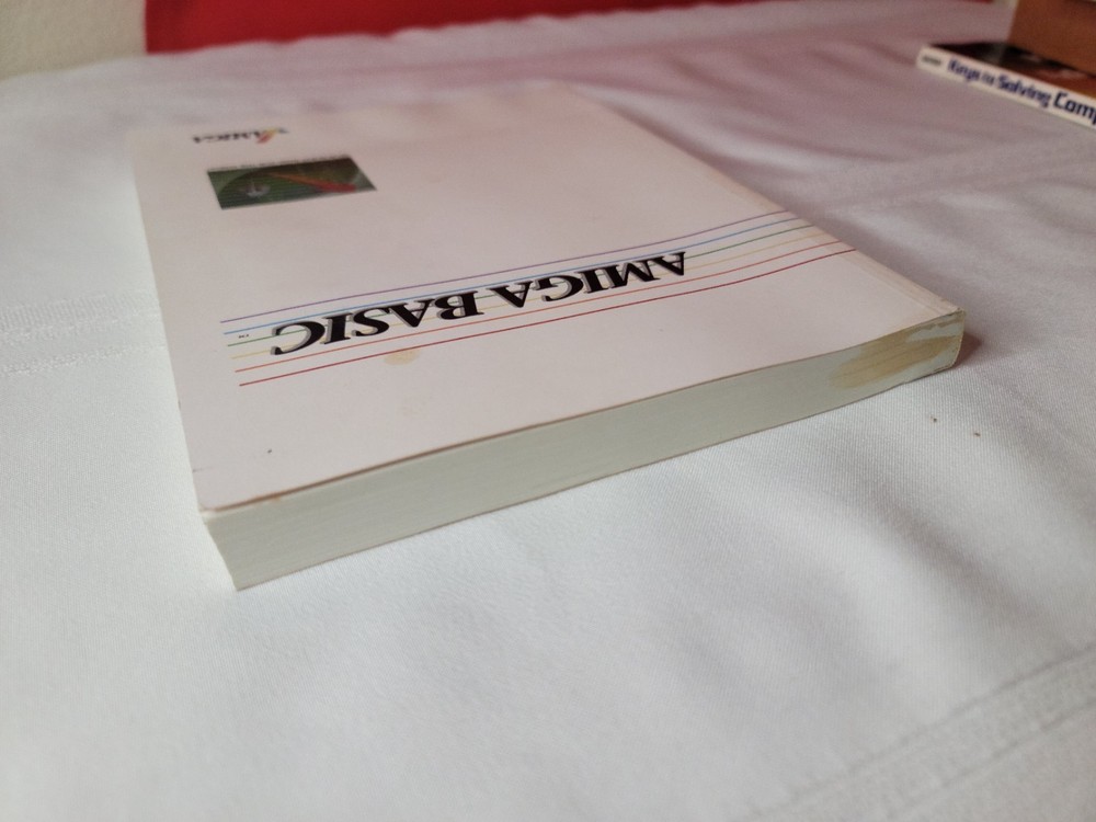 Vintage Amiga Basic Programming Book Paperback