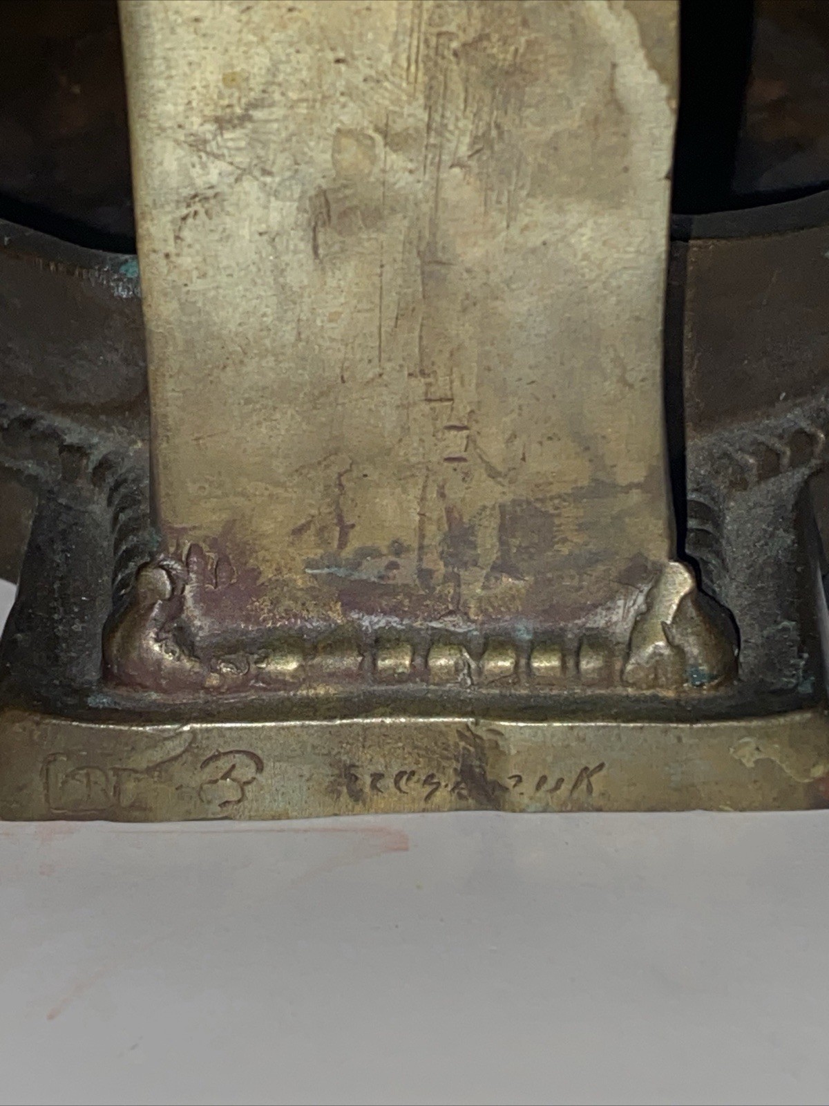 Peter Tereszczuk Art Nouveau Bronze Boy Sculpture, Used