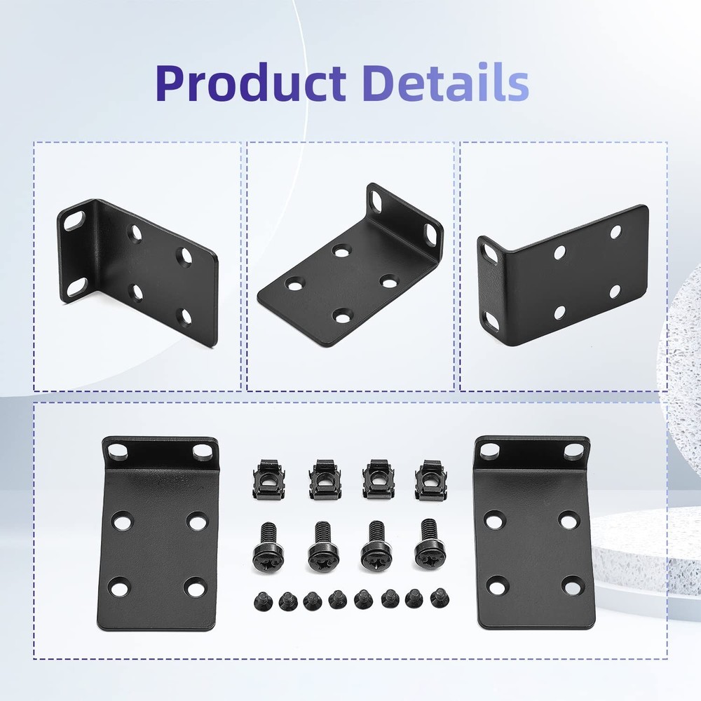 Rack Mount Kit 19" Large Switch Rack Ears Compatible for Cisco Small Business...