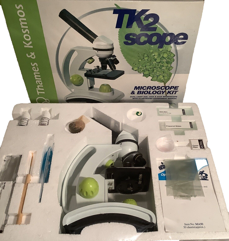 Thames & Kosmos TK2 Scope Microscope & Biology Experiment Kit- BNIB Sealed🔬🦠