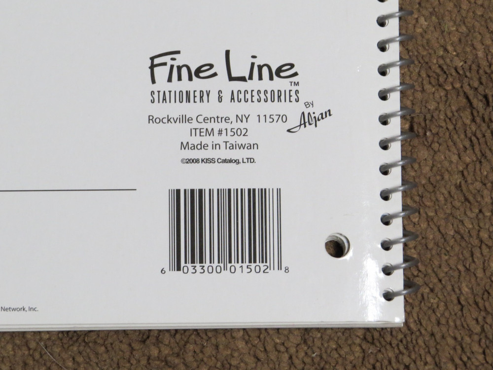 KISS OFFICIAL DESTROYER NOTEBOOK