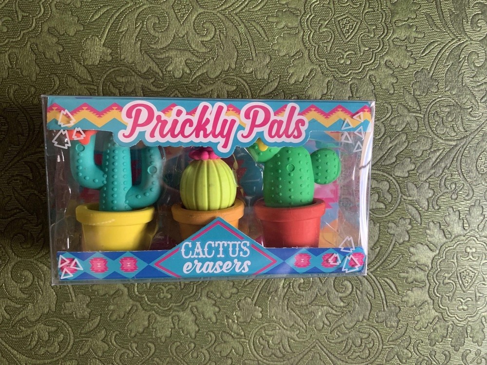 Prickly Pals Cactus Erasers