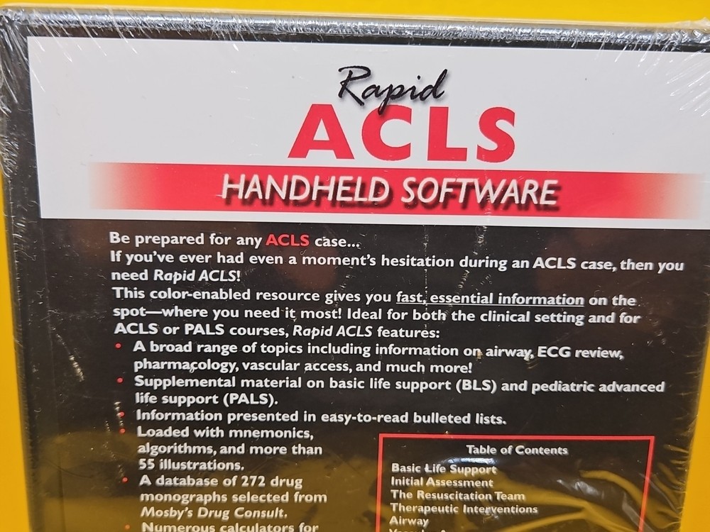 Rapid ACLS - CD-ROM Handheld Software by Aehlert, Barbara J. Windows 95 & Above