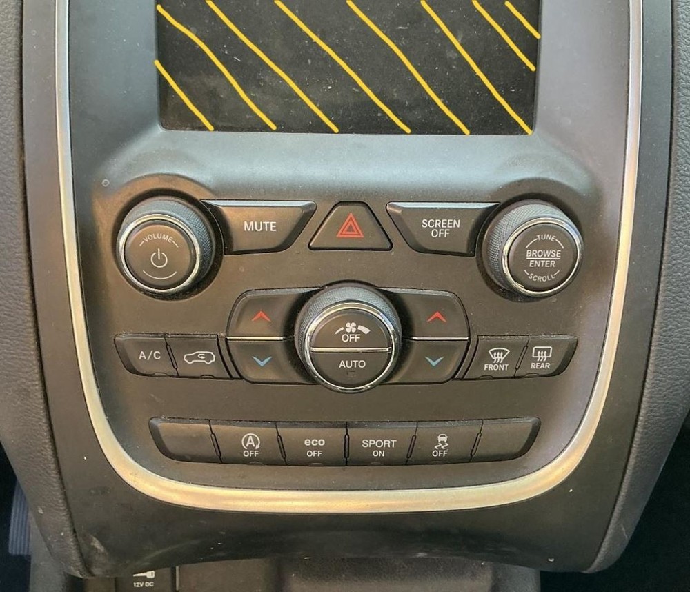 Temperature Control Temperature Front Control Fits 19-20 DURANGO 866373