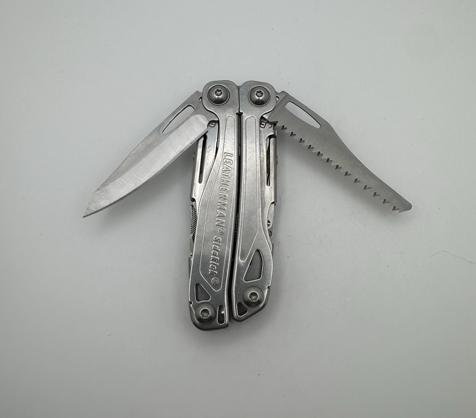 Lot Of 3 Leatherman Stainless Multi Tools Wingman Sidekick And Rev Great Shape