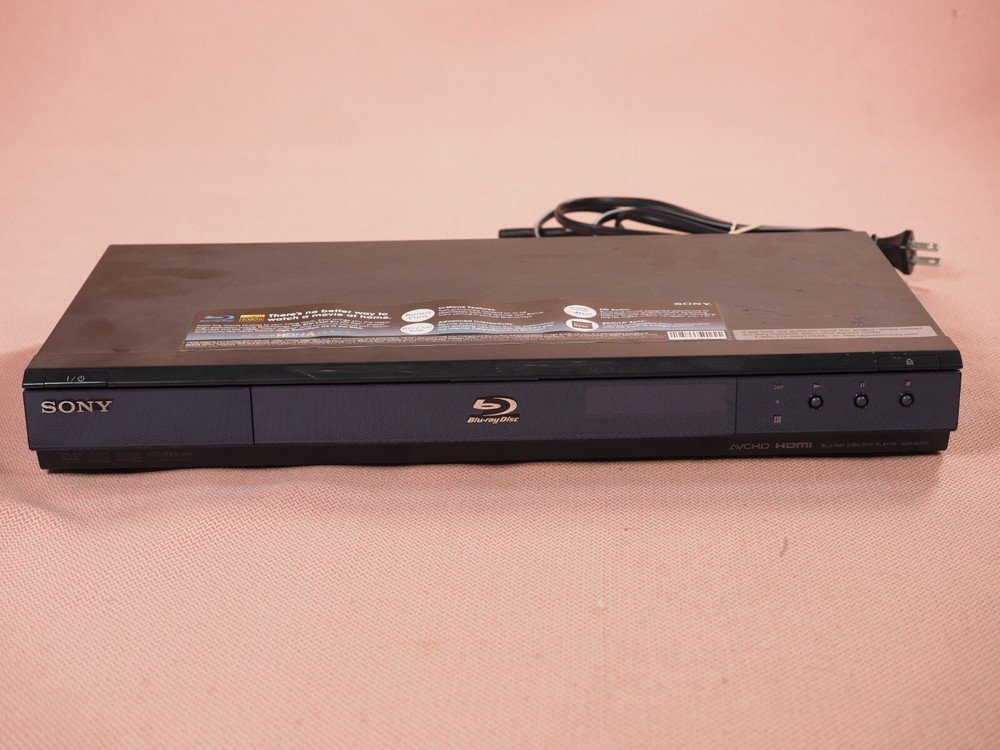 Sony BDP-S350 Blu-Ray Player Tested Working No Remote