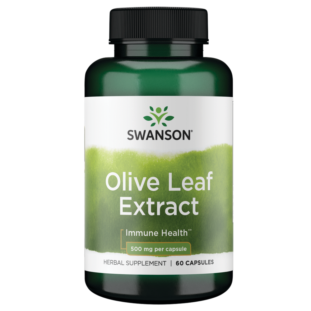 Swanson Olive Leaf Extract 500 mg 60 Capsules