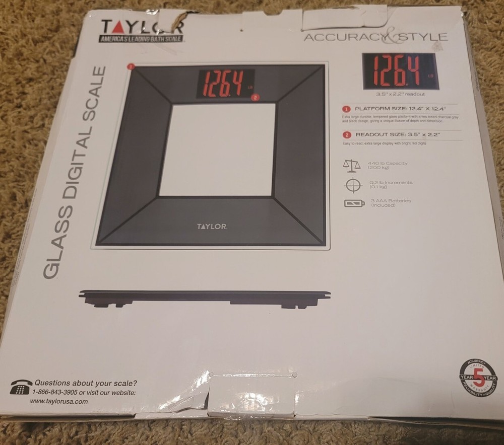 Taylor Glass Digital Scale