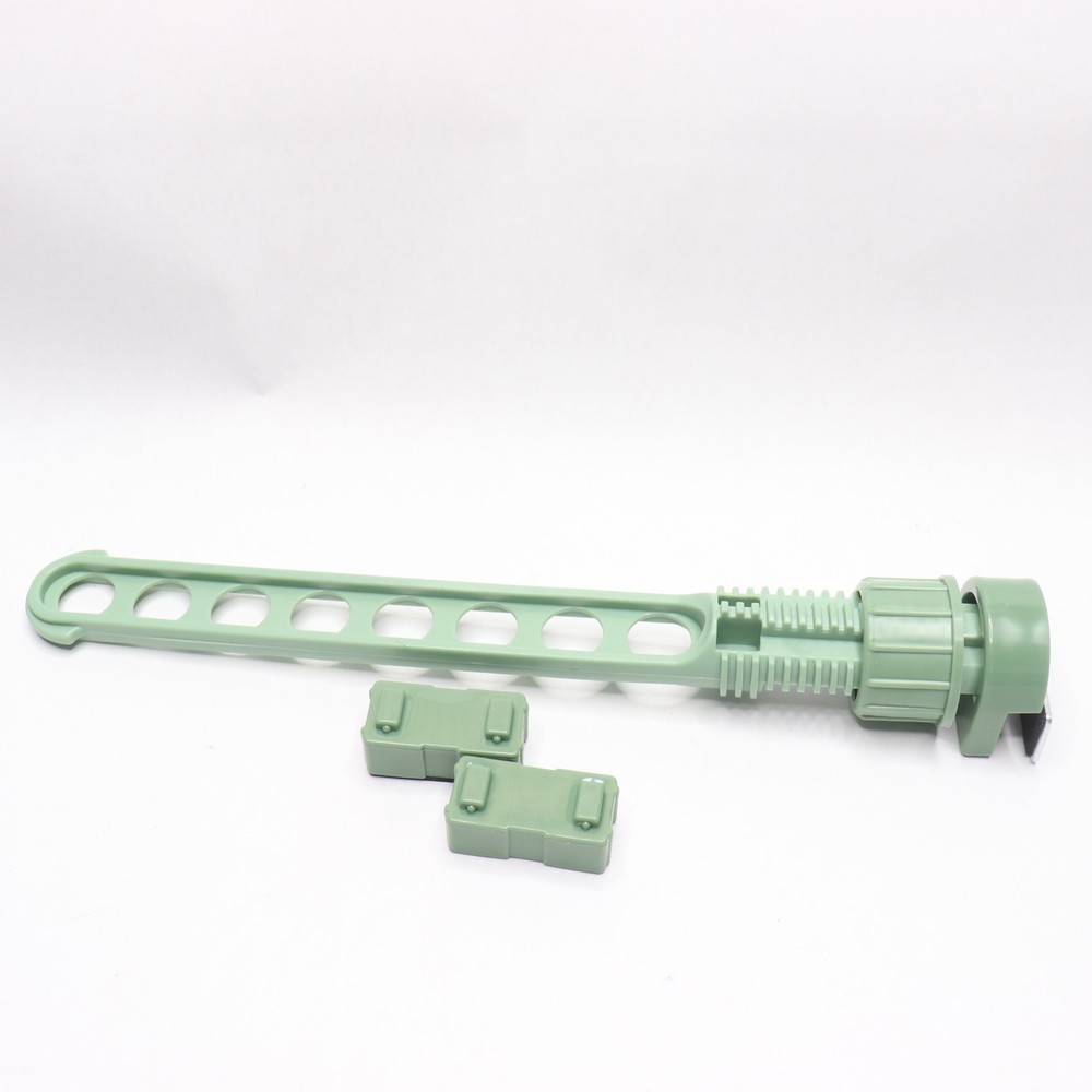 Window Frame Clothes Drying Rack Buckle Punch Plastic Green