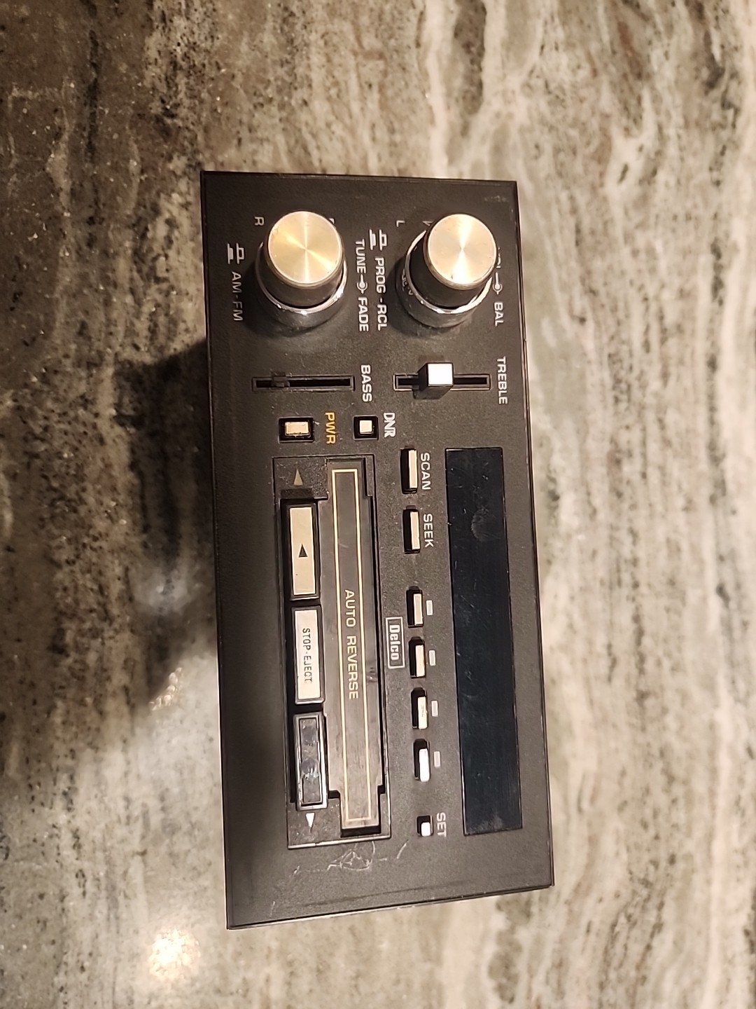 Vintage 1980s Delco Radio: AM/FM Works, See Description