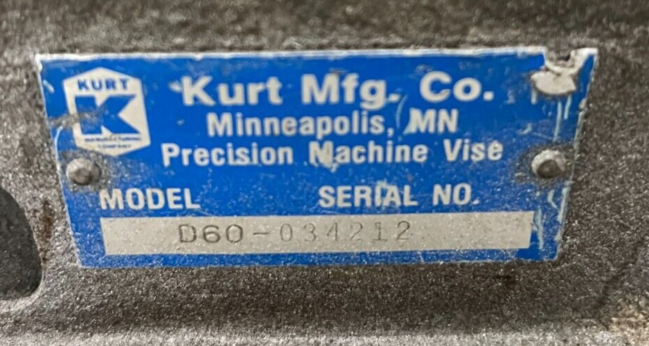 KURT D60034212 VISE 6"JAW OPENING