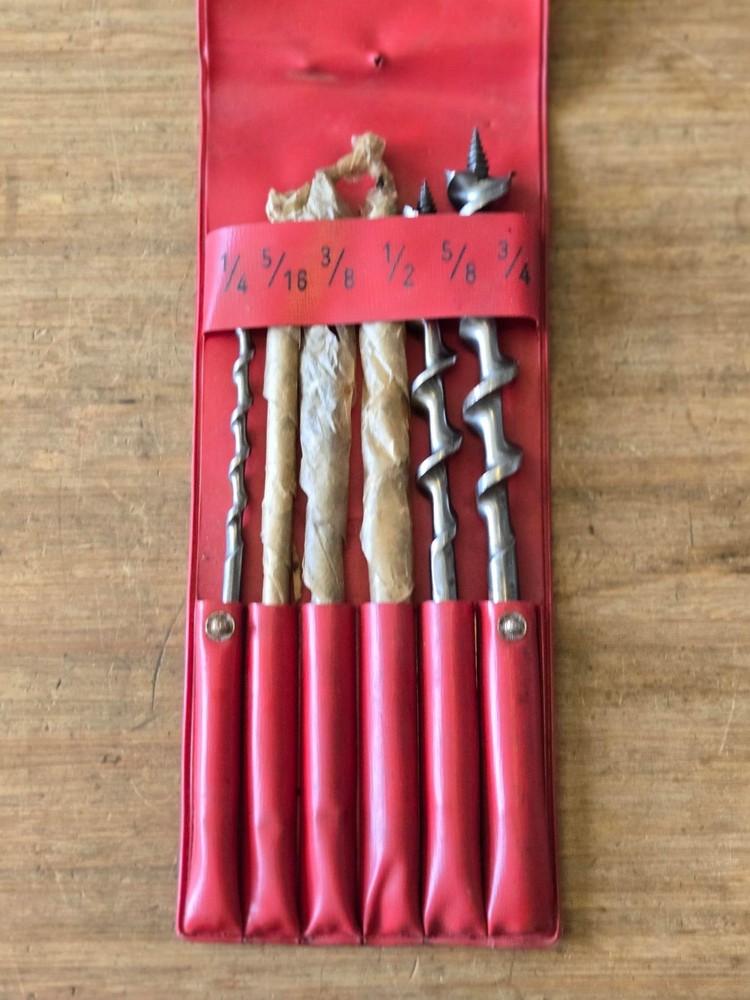 Vintage German  Auger Bit Set (some NOS)