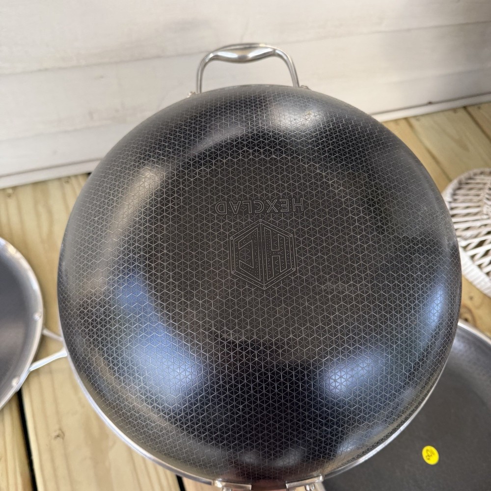 Hexclad Hybrid Cookware 7 Piece Set Preowned Great Condition