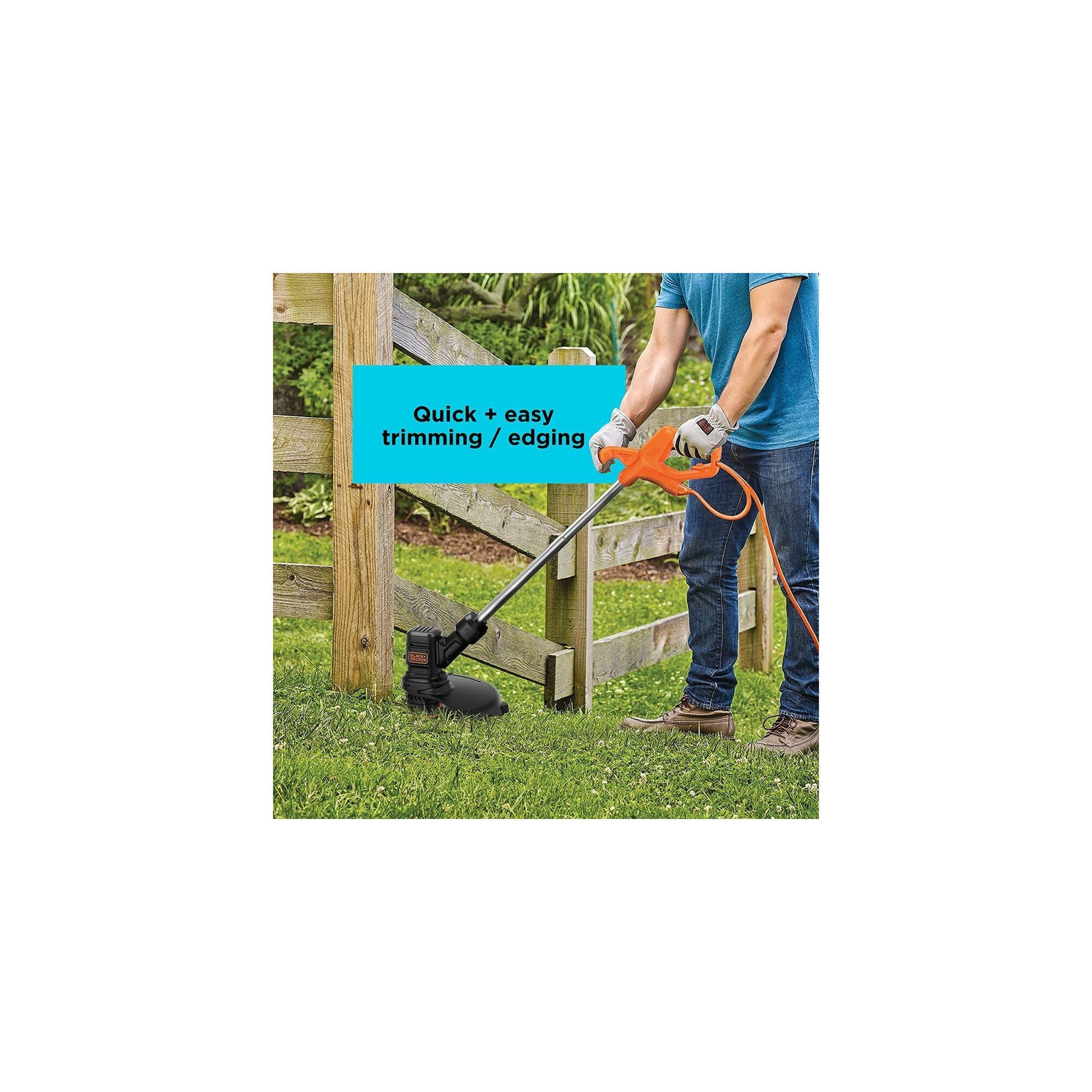 BLACK+DECKER String Trimmer, 13-Inch, 4 Amp - BEST935